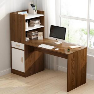 Bàn làm việc tại nhà giá sách cạnh BLV49