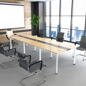 Bàn họp chân sắt Oval 3m6 BH6736-T