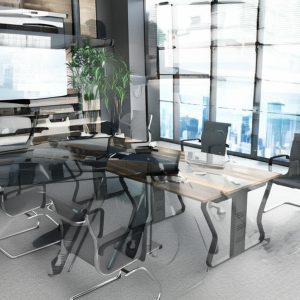 Bàn họp chân Urani 3m6 BH7136-D