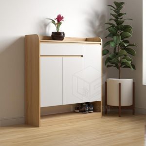 Tủ giầy Kochan 100cm viền vàng TG26