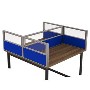 Vách ngăn nỉ kính trên mặt bàn VK08